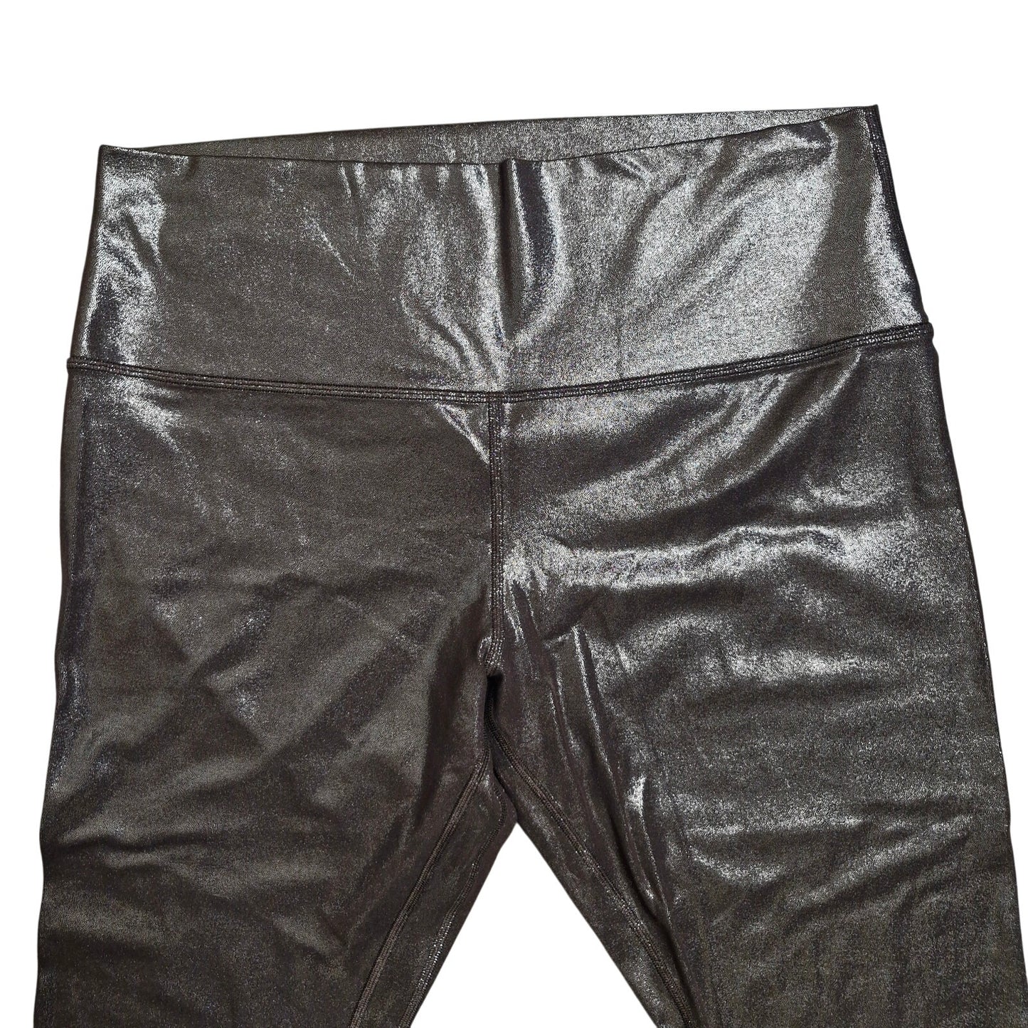 Lululemon Align High Rise Pant 25" Shine Radiate Foil Print French Press Size 14
