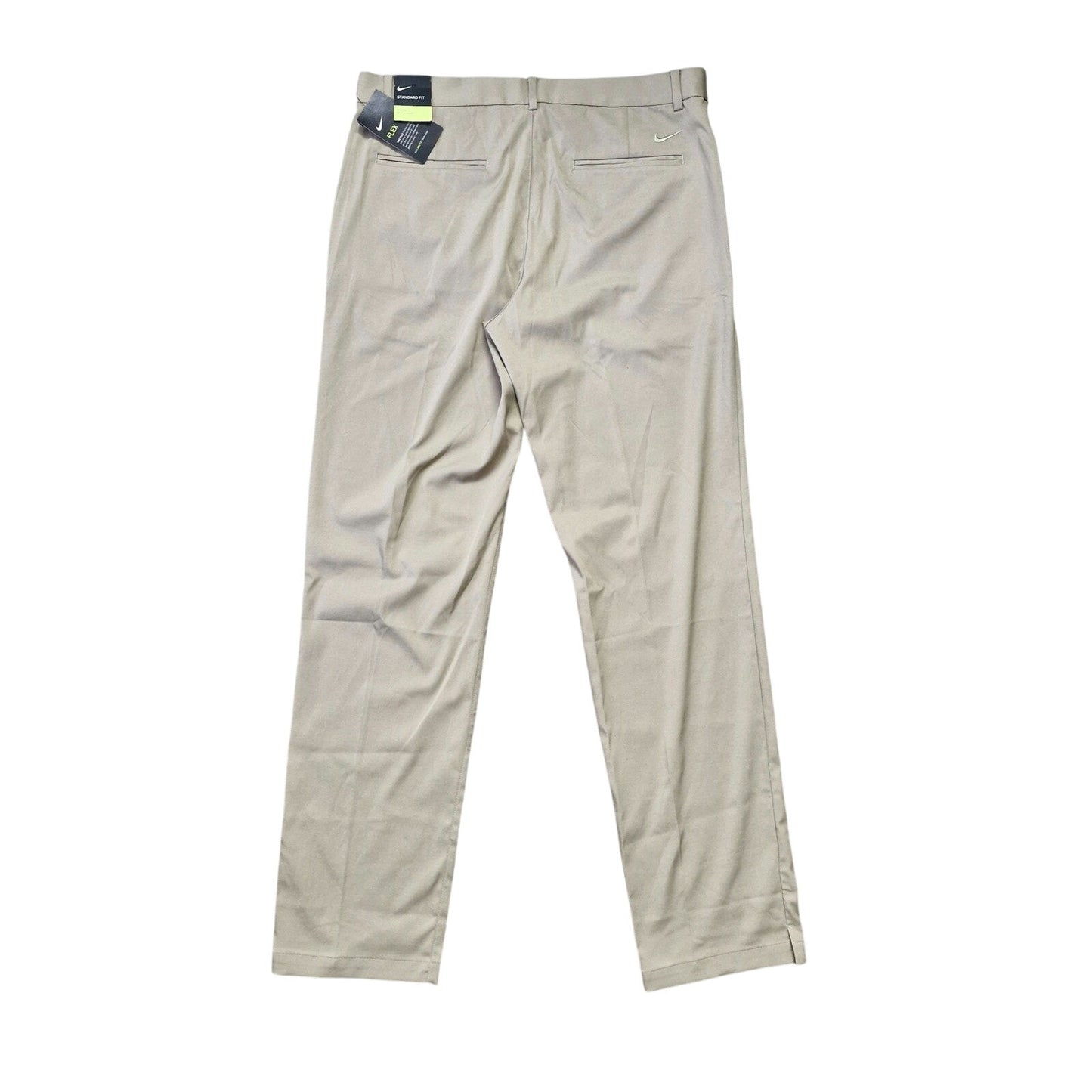 Nike Dri-Fit Golf Pants Men’s 34x34 Beige Khaki Stretch Performance Trousers