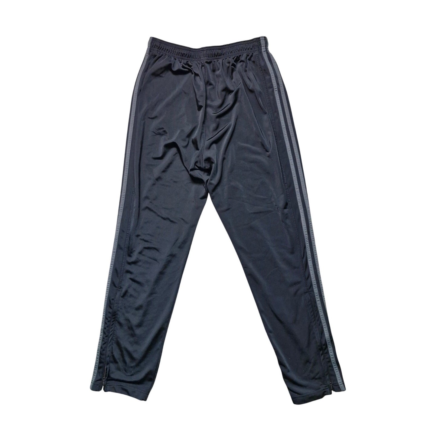 Adidas Primegreen Soccer Pants Men’s Large Black Gray Ankle Zip Athletic Track