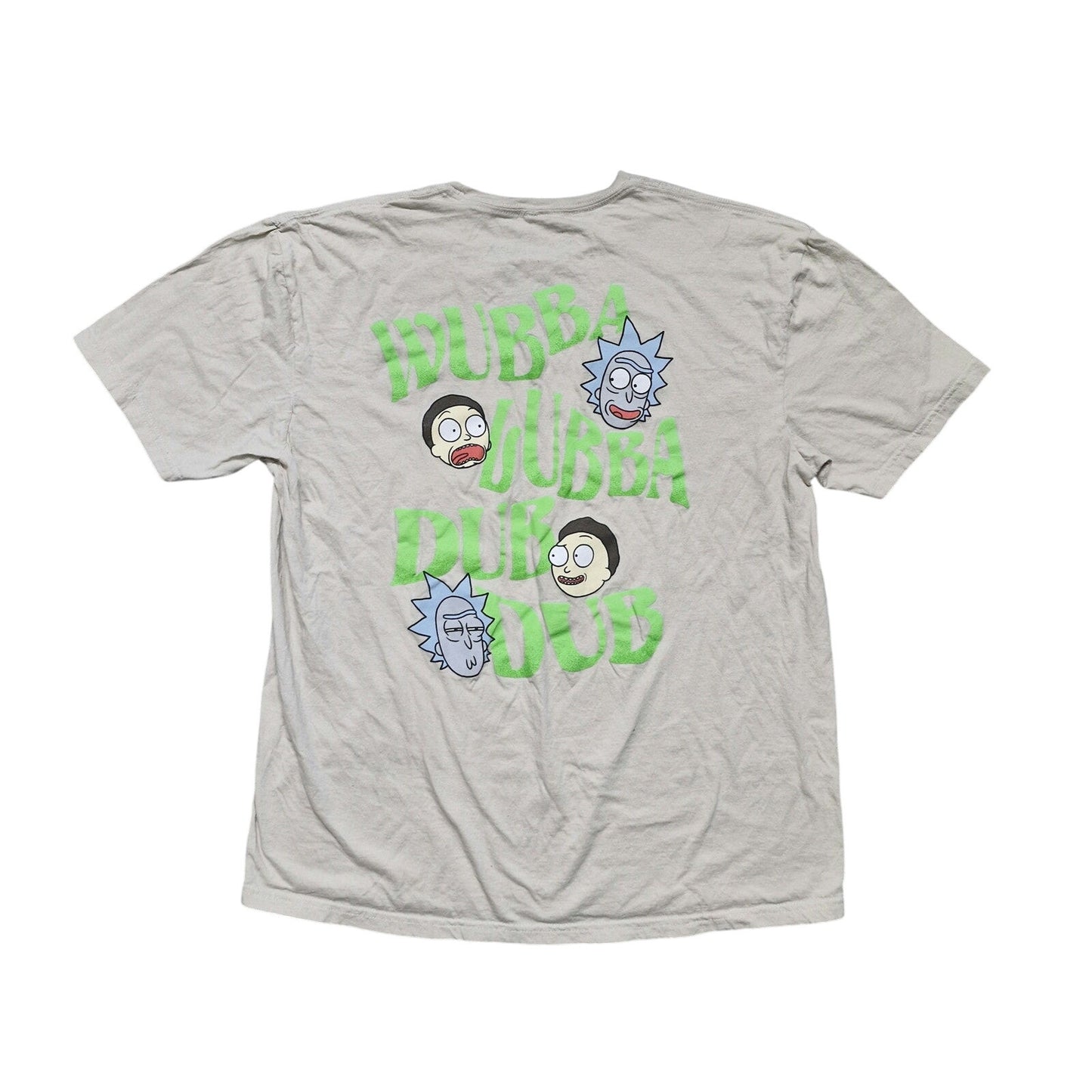 Rick and Morty “Wubba Lubba Dub Dub” T-Shirt Men’s XL Black Graphic Tee