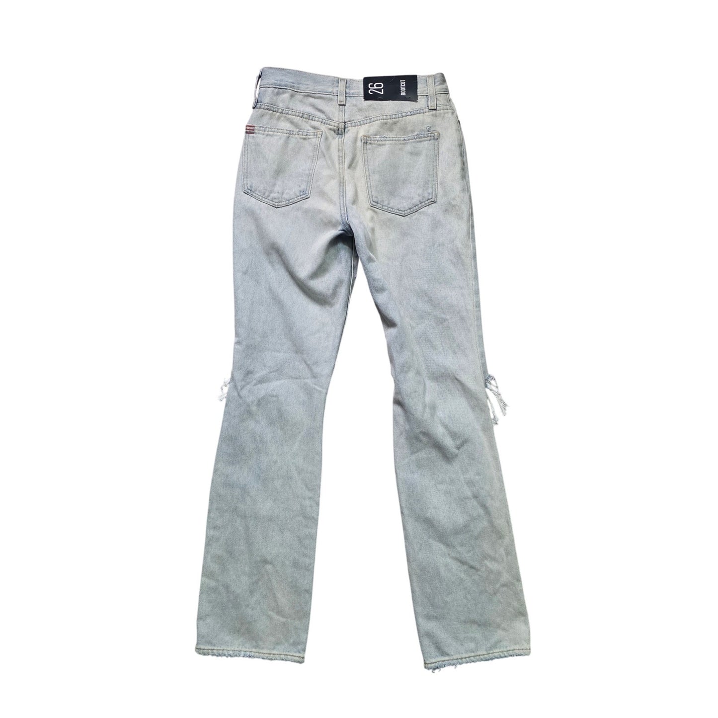 BDG High Rise Bootcut Jeans Women’s 27 Light Wash Distressed Denim NWT