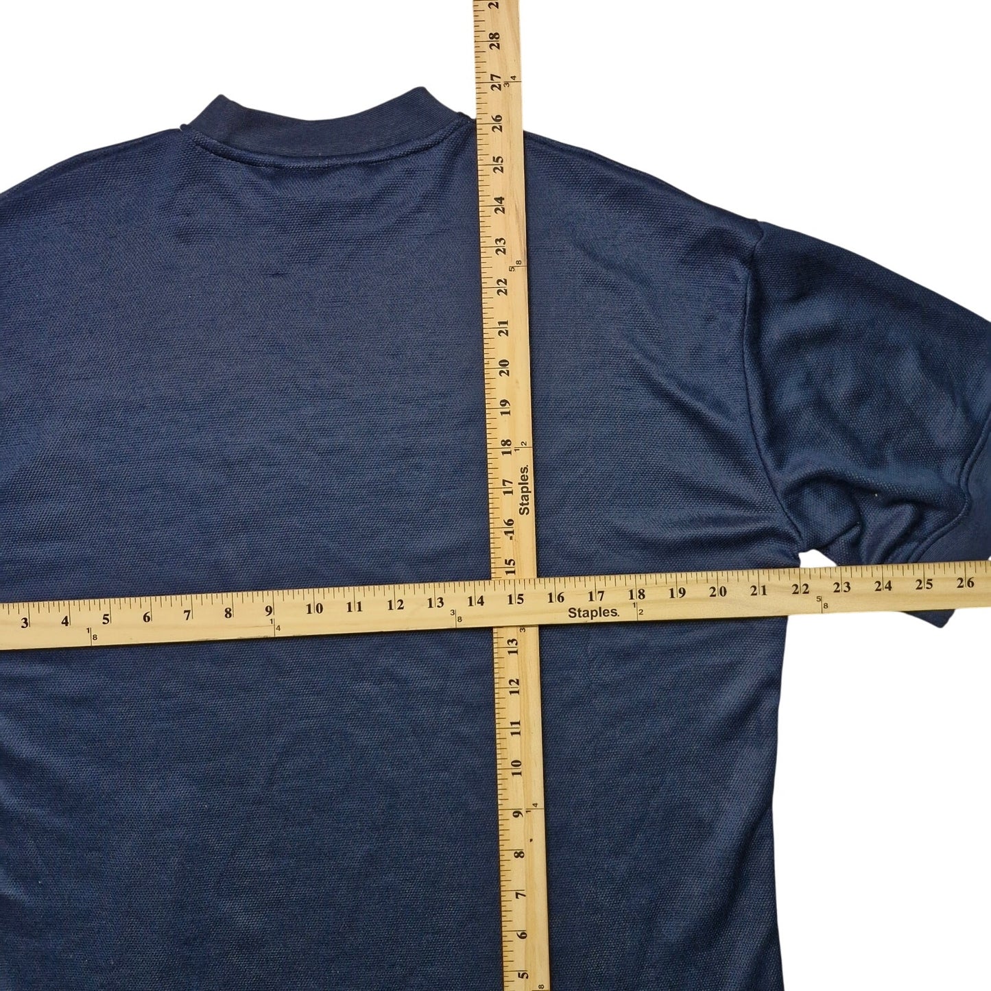 Amongst Others Drop Shoulder Boxy Fit Heavyweight Tee Mens S Navy Egg Shell