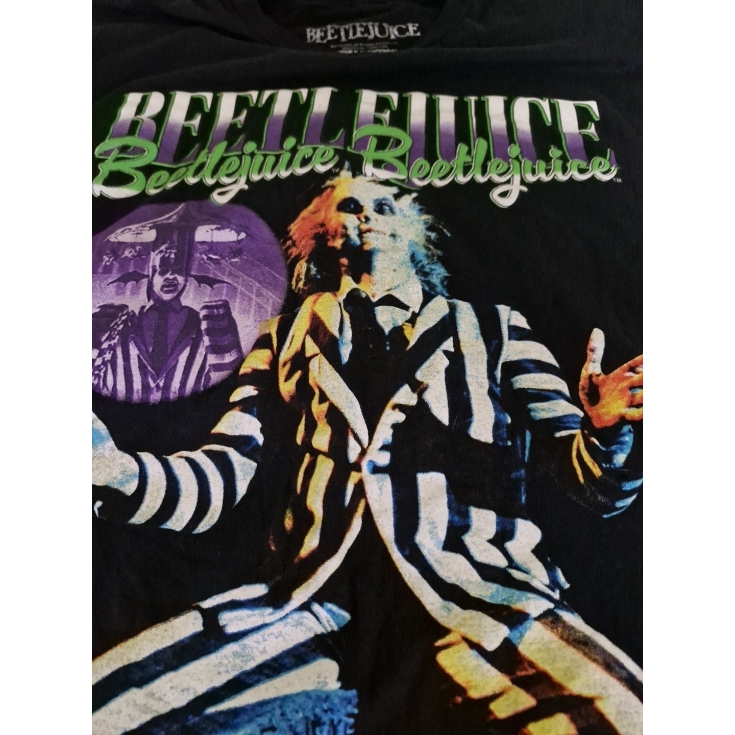 Beetle Juice Large Graphic Tee size Large