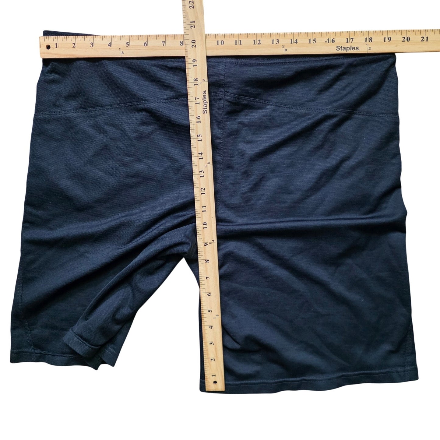Nike Vintage Shorts Men L Navy Blue Swoosh Athletic