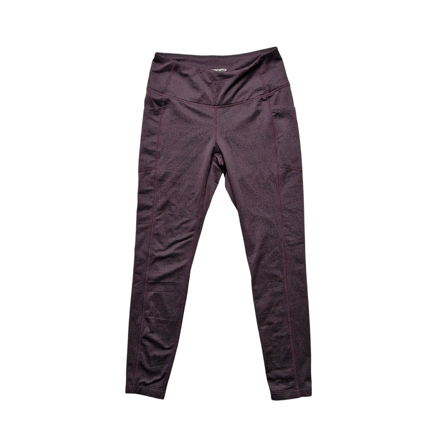 Mondetta High Rise Leggings Women’s Size Small Purple Black Workout Yoga Tight