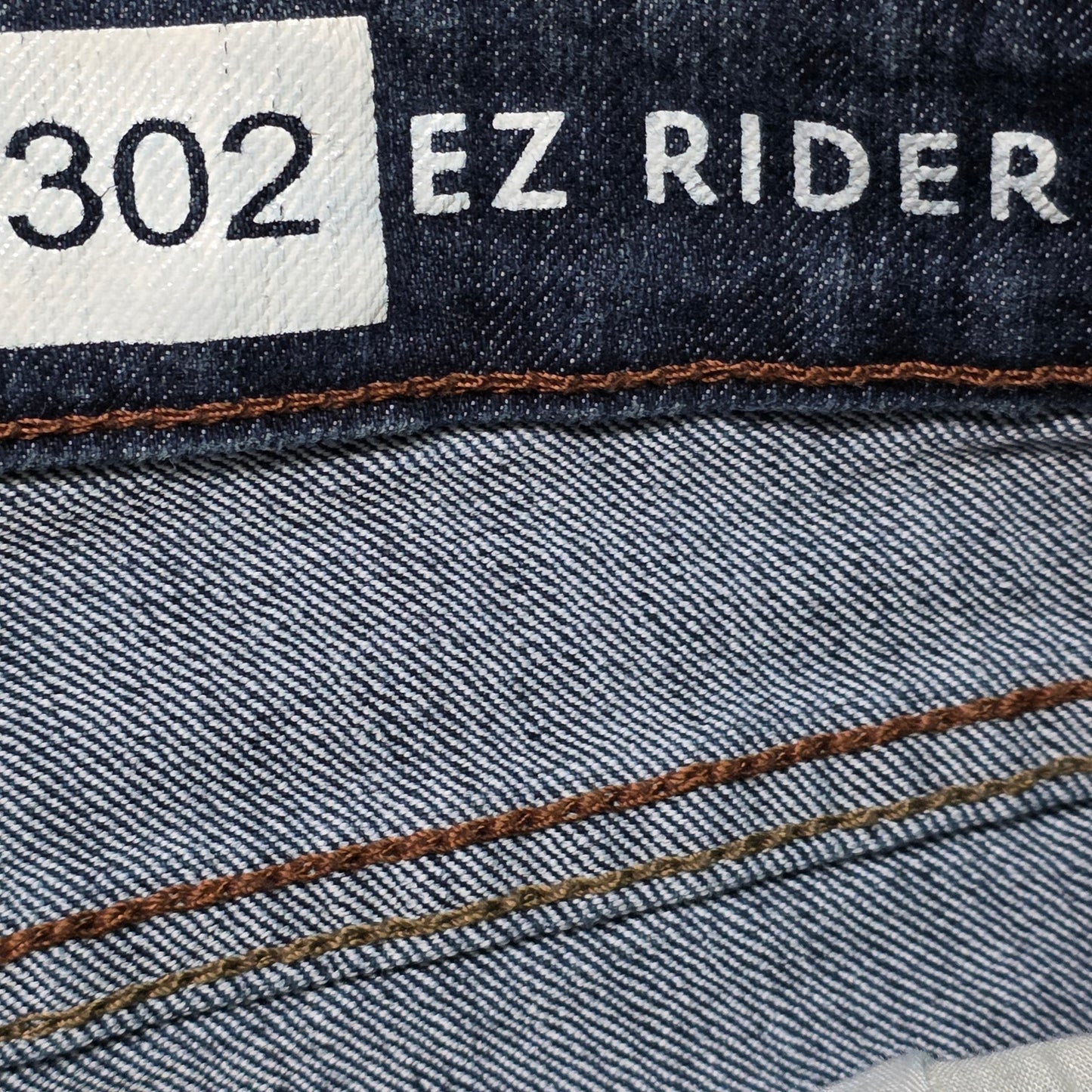 Ezekiel Jeans Men’s 34 Blue Denim Straight Cut 302 EZ Rider