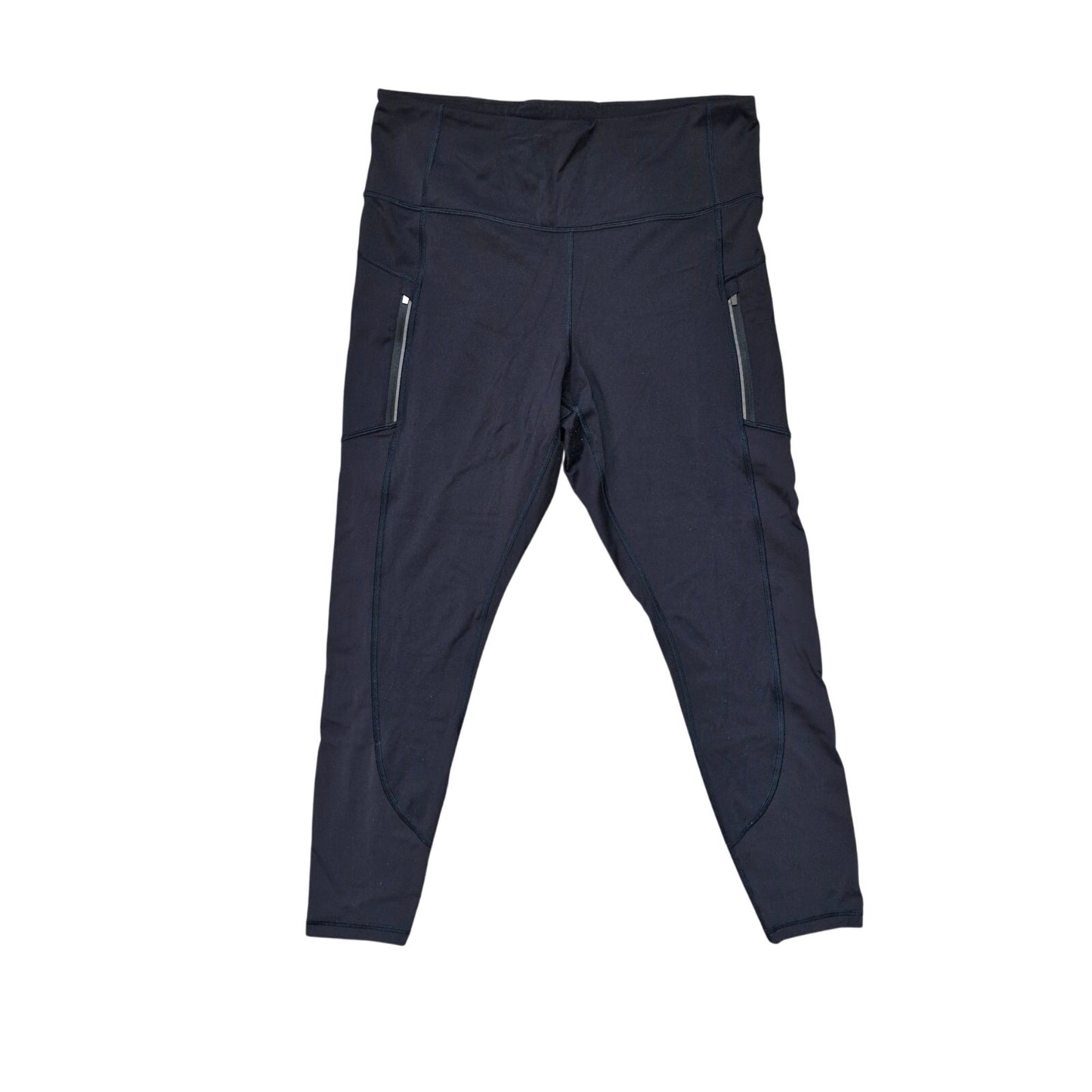 Athleta Rainier High-Rise Leggings Women’s 1X Black Fleece-Lined Trail Running