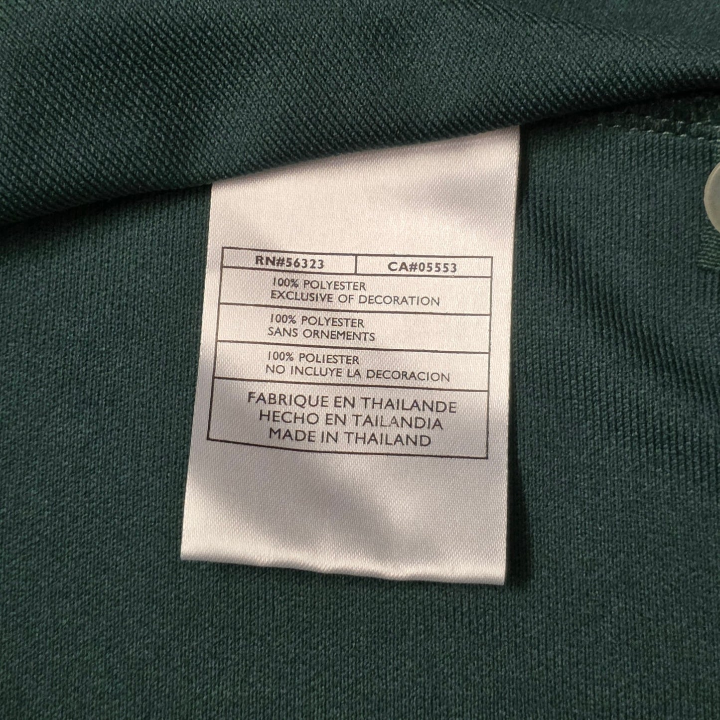 Nike Golf Polo Shirt Men’s XXL Green Presidents Cup Logo Dri‑Fit Performance