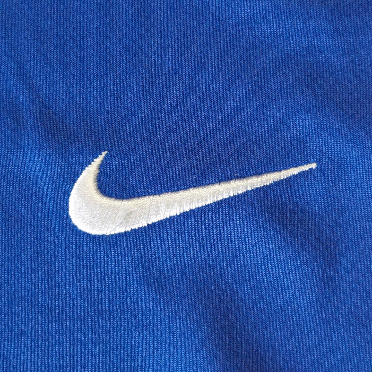 Nike Women's Dri-Fit Coaches Shirt Polo Sz Small Blue White