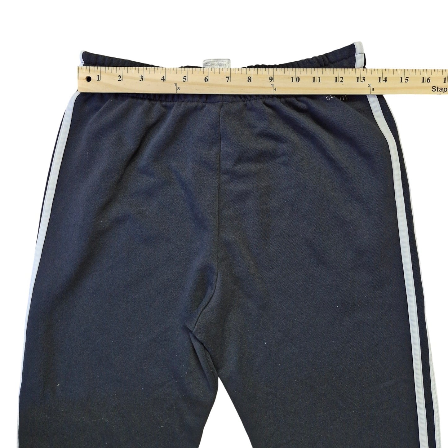 Adidas 3‑Stripe Joggers Women’s Size Medium Black Sweatpants w/ Zip Pockets