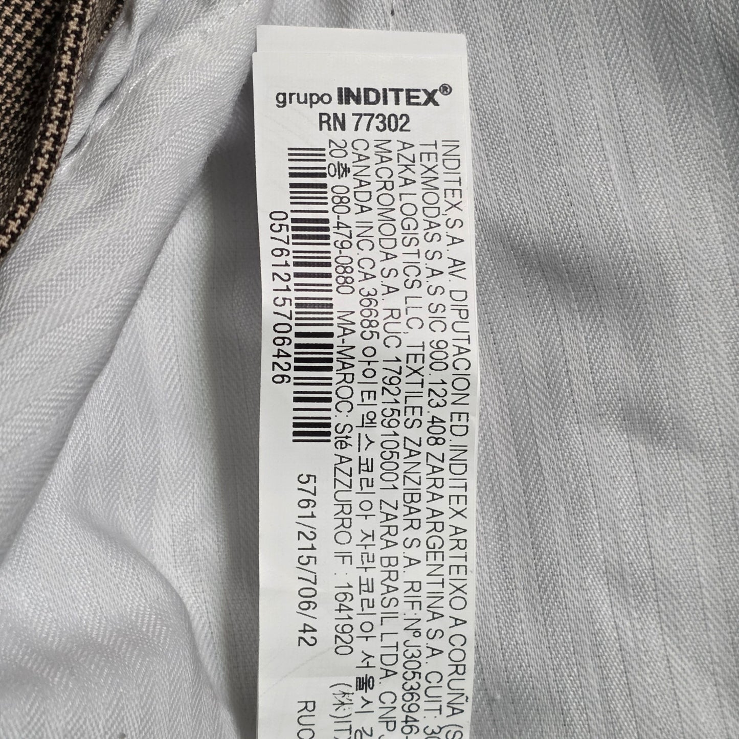 Zara Trousers Men’s 32 Beige Slim Fit Casual Dress Pants