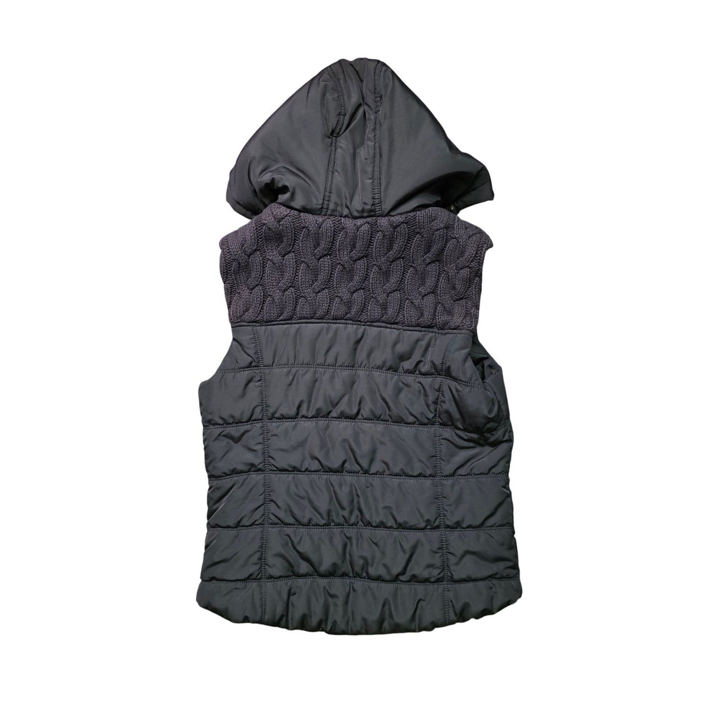 Aéropostale Puffer Jacket Women’s M Black Knit Top / Polyester Filled