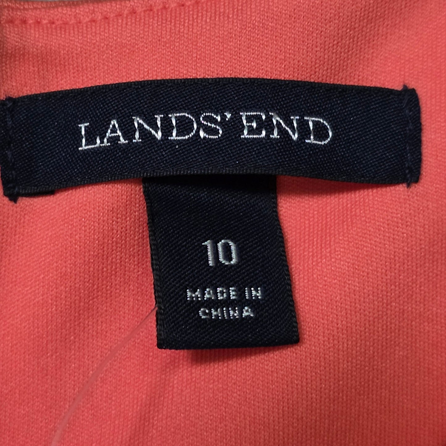 Lands' End Women’s Coral Sheath Dress Medium