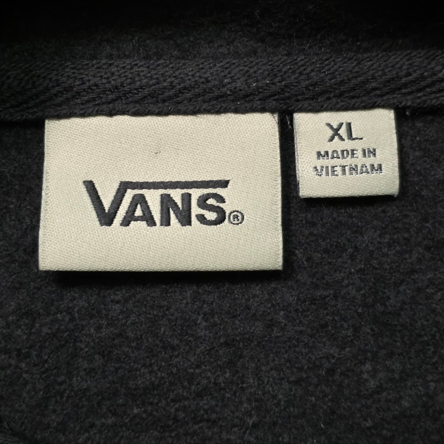 Vans Skull Logo Hoodie Men’s XL Black Pullover