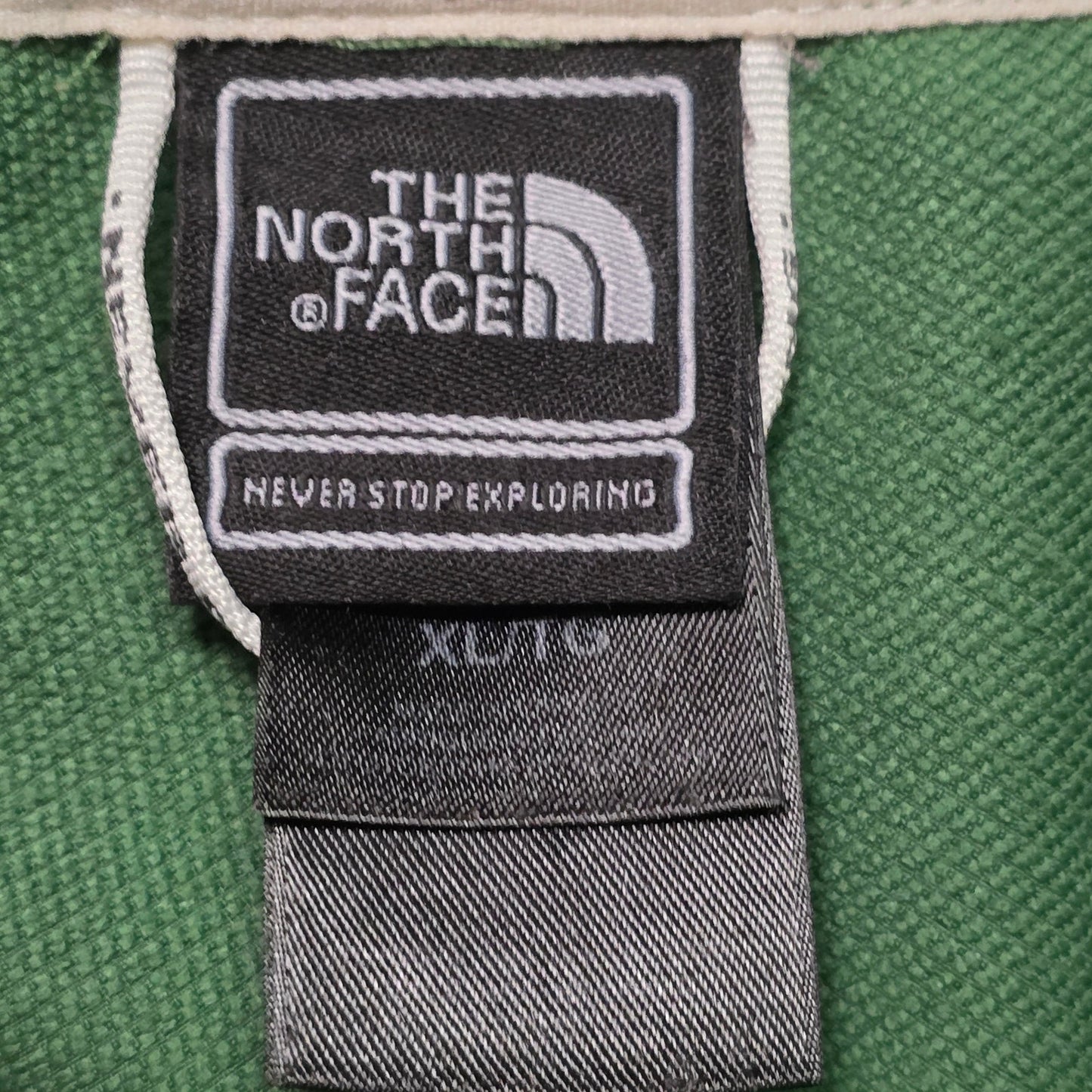 The North Face 100 Glacier 1/4 Zip Fleece Sweatshirt Men’s XL Green