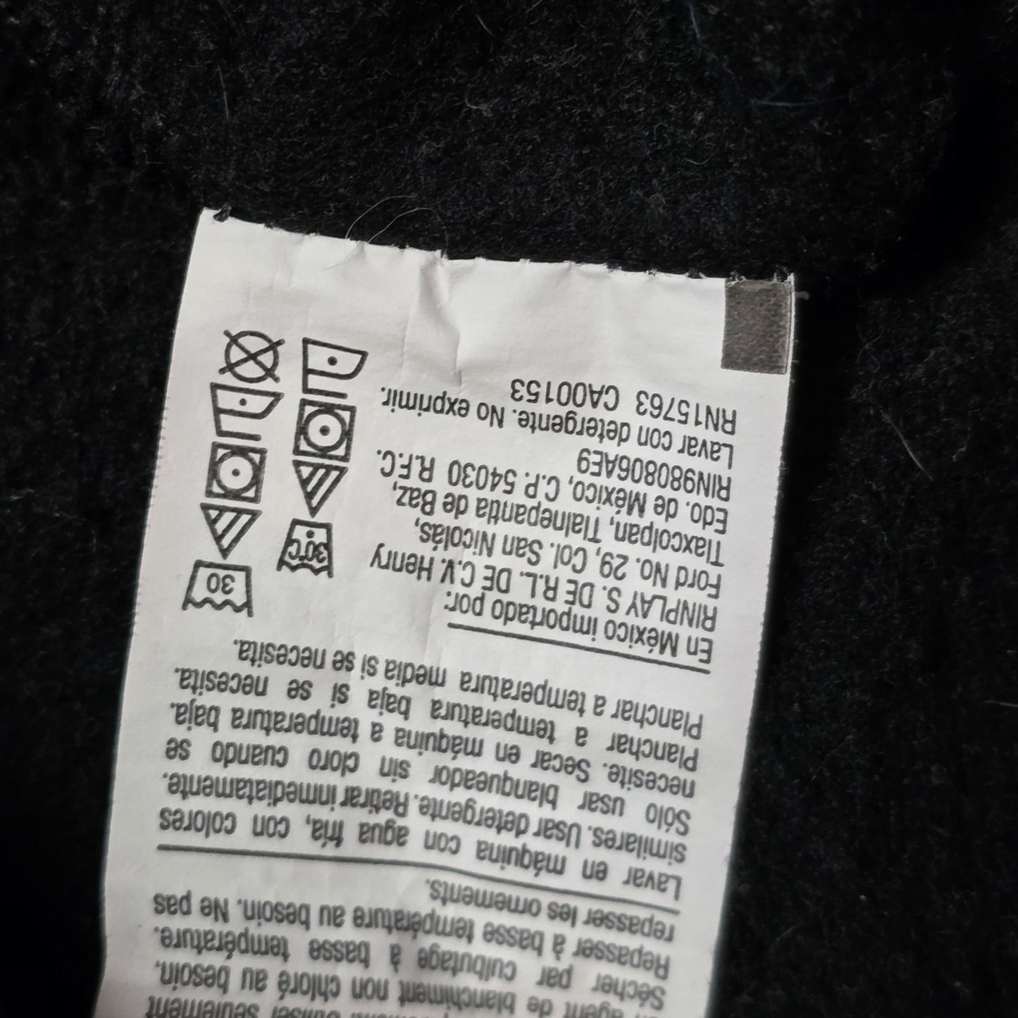 Champion Hoodie Mens L Black White Vertical Logo Stripes