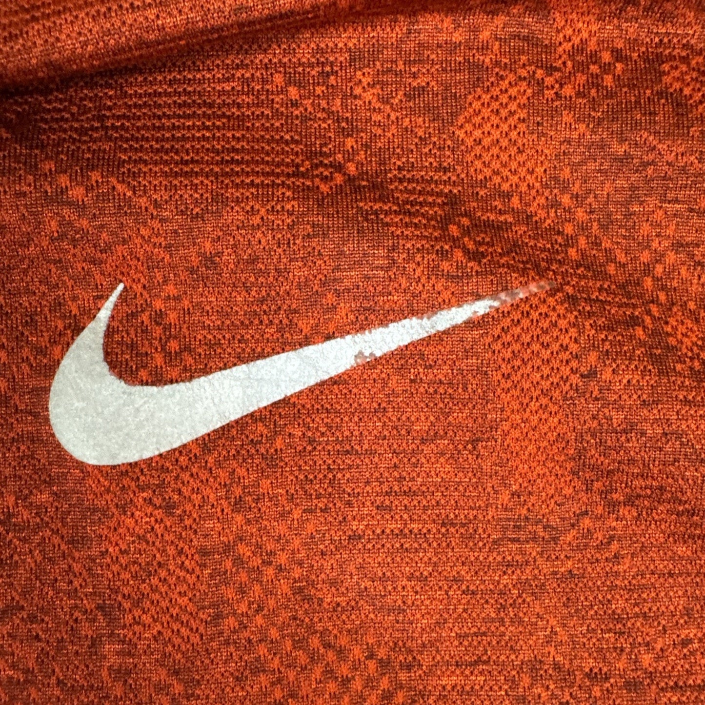 Nike Dri-FIT Running Shirt Men’s Size Large Red Athletic Tee Reflective Logo