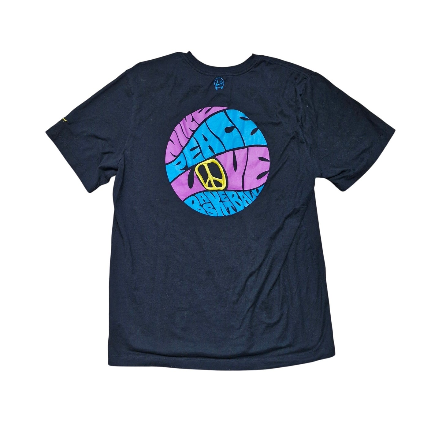 Nike Men's Retro 1970s Peace Love Basketball T-Shirt Size XL