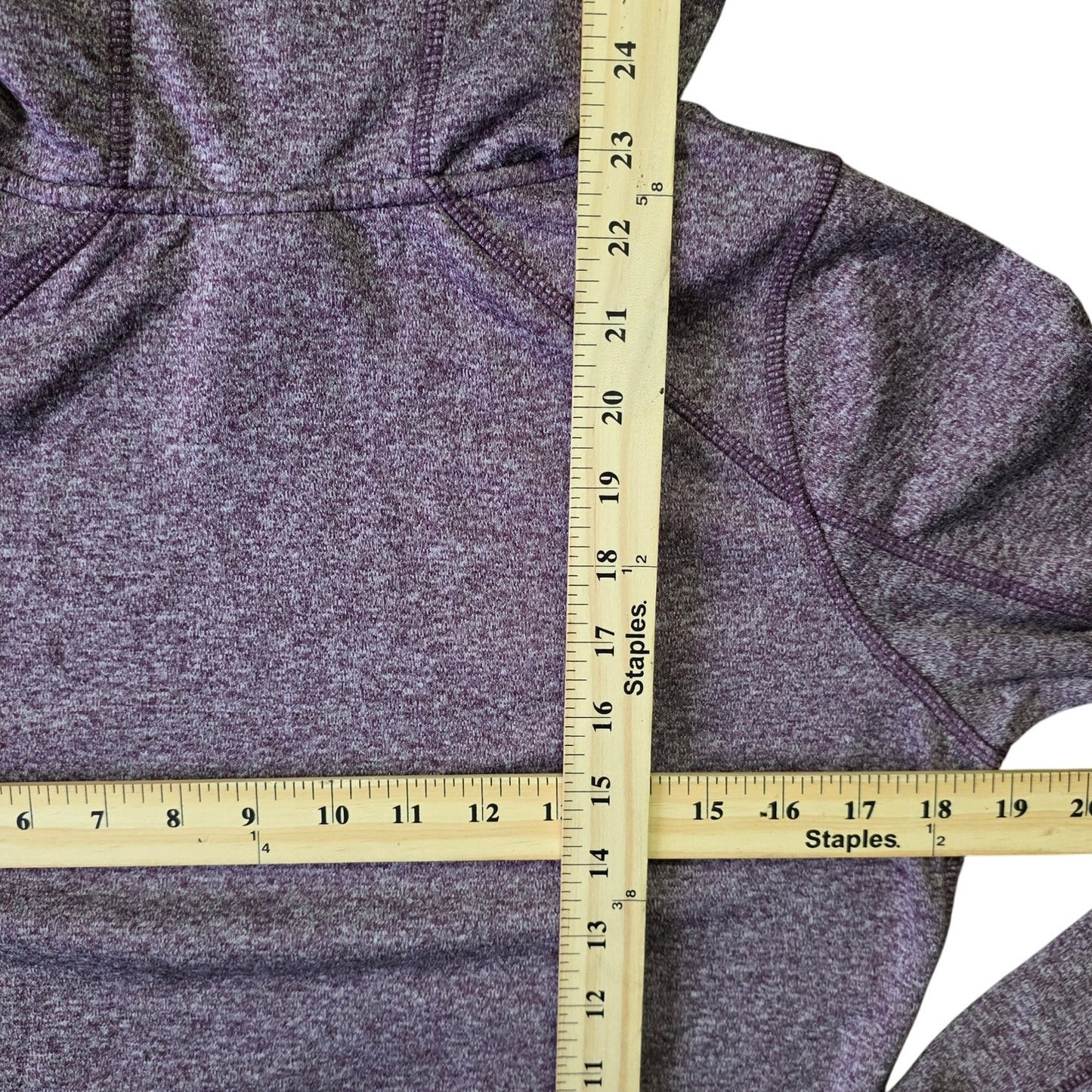 Avia Hoodie Women’s M Purple Fleece Pullover Athletic