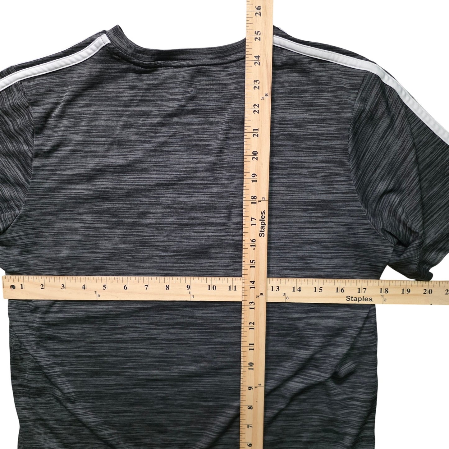 Adidas Designed 2 Move 3-Stripes Men’s S Gray AEROREADY Primegreen Tee