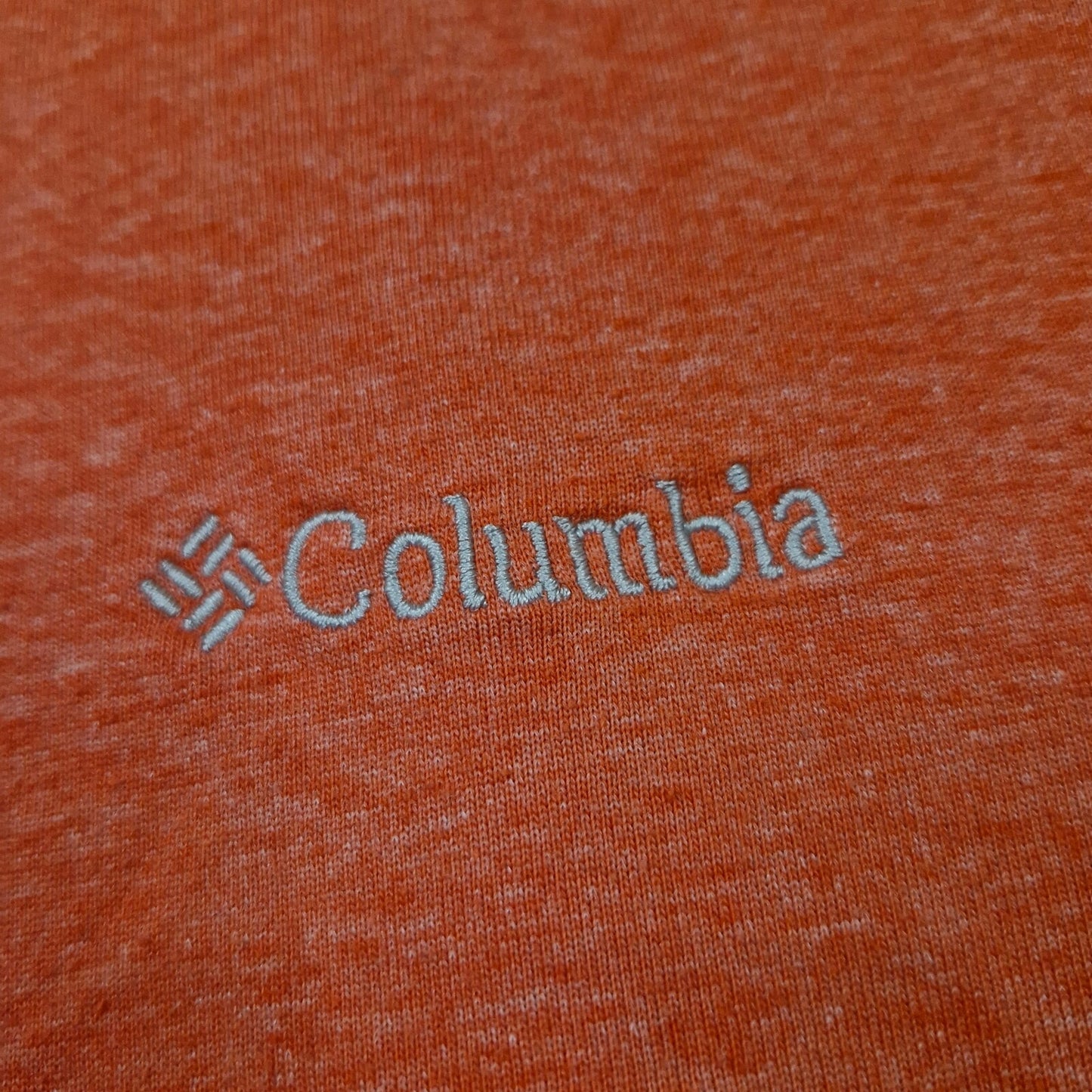 COLUMBIA SHIRT MENS SIZE MEDIUM ORANGE