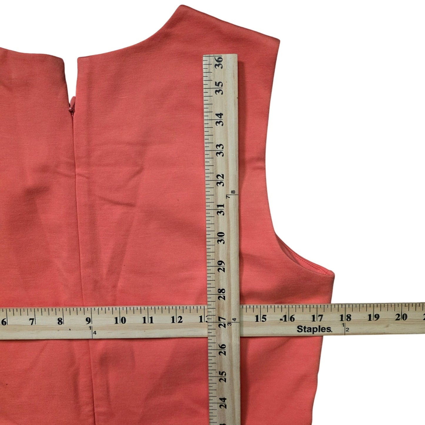 Lands' End Women’s Coral Sheath Dress Medium