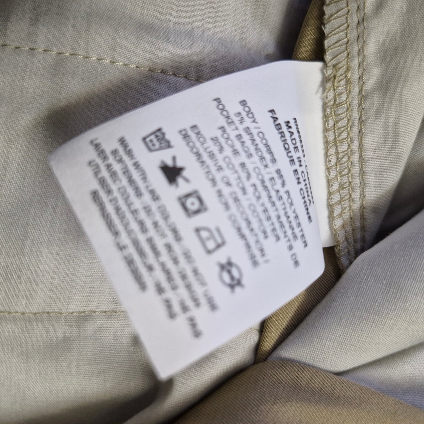 Nike Dri-Fit Golf Pants Men’s 34x34 Beige Khaki Stretch Performance Trousers
