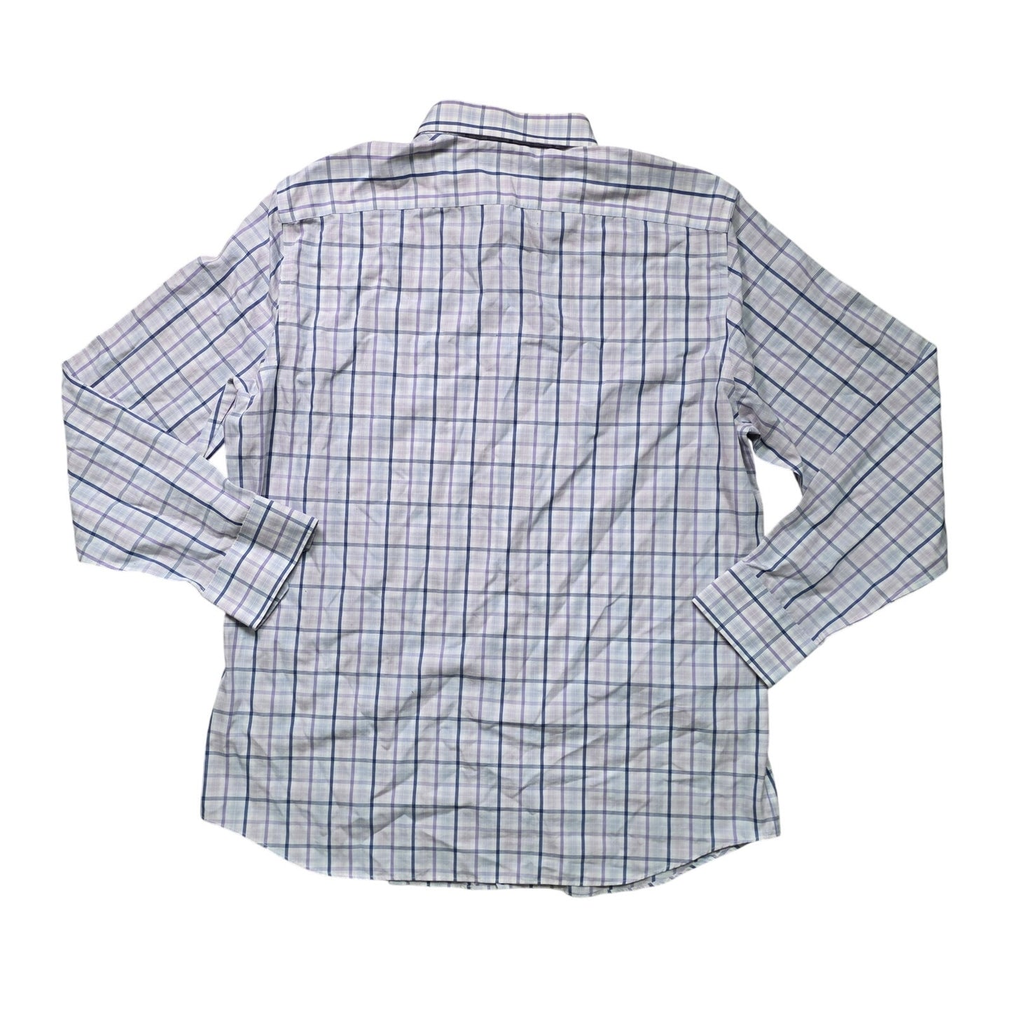 Banana Republic Purple Striped Non-Iron Button Up Shirt Men’s XL