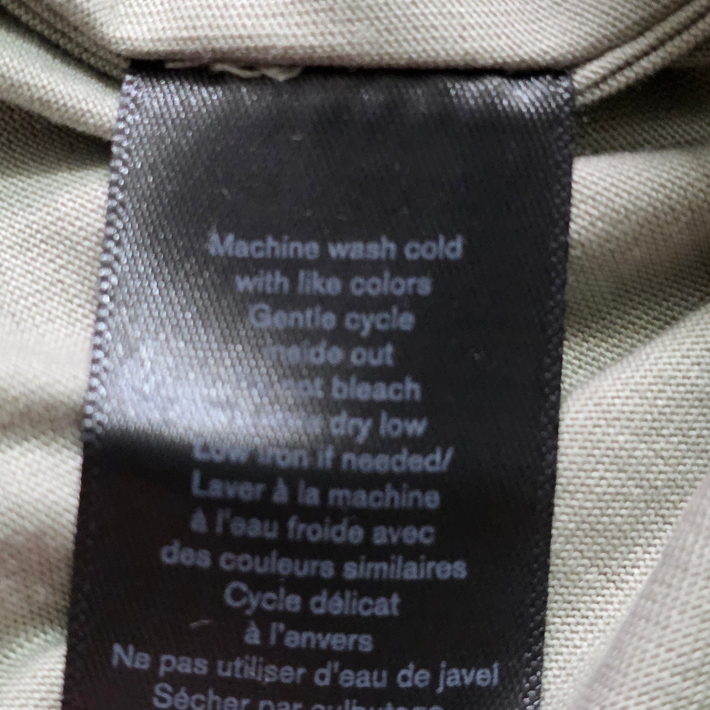 rag & bone Gravity Classic T-Shirt Men L Olive Vetiver Crew Neck