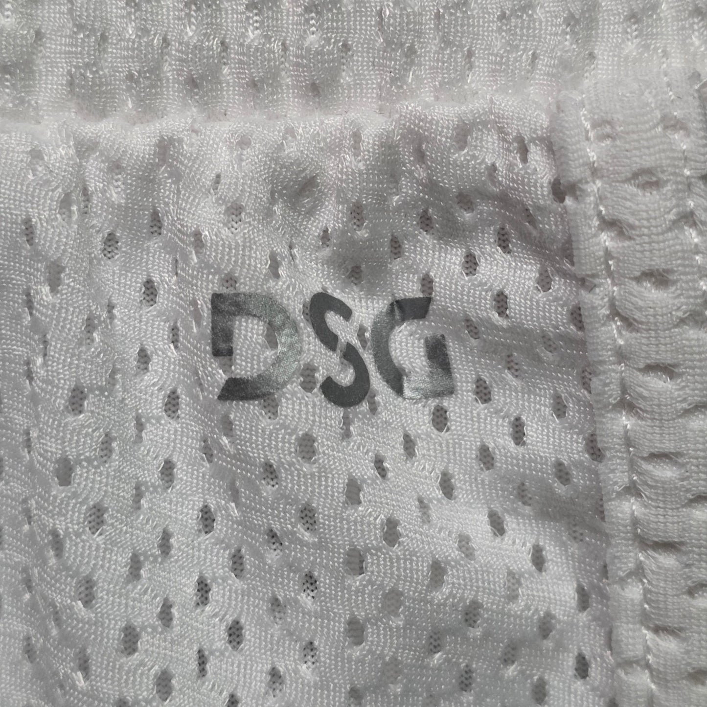 DSG Stride Run Shorts Girls L White Mesh