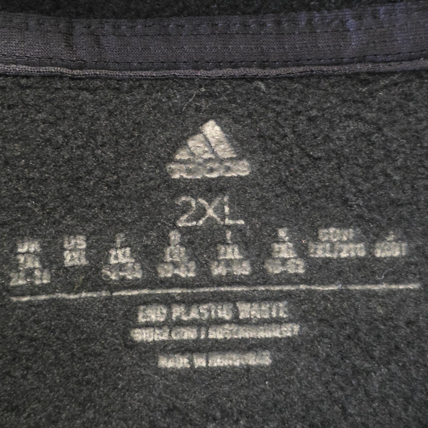 Adidas Women’s Hoodie Jacket 2XL Black Team Issue Full Zip