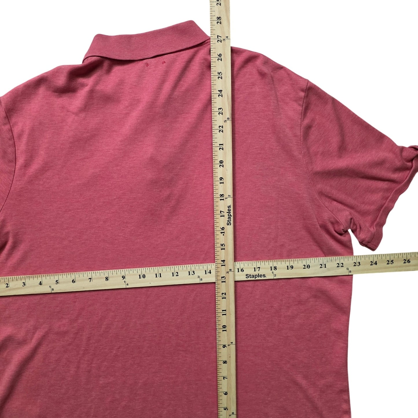 Polo Ralph Lauren Classic Fit Polo Shirt Men’s L Pink Solid Pony