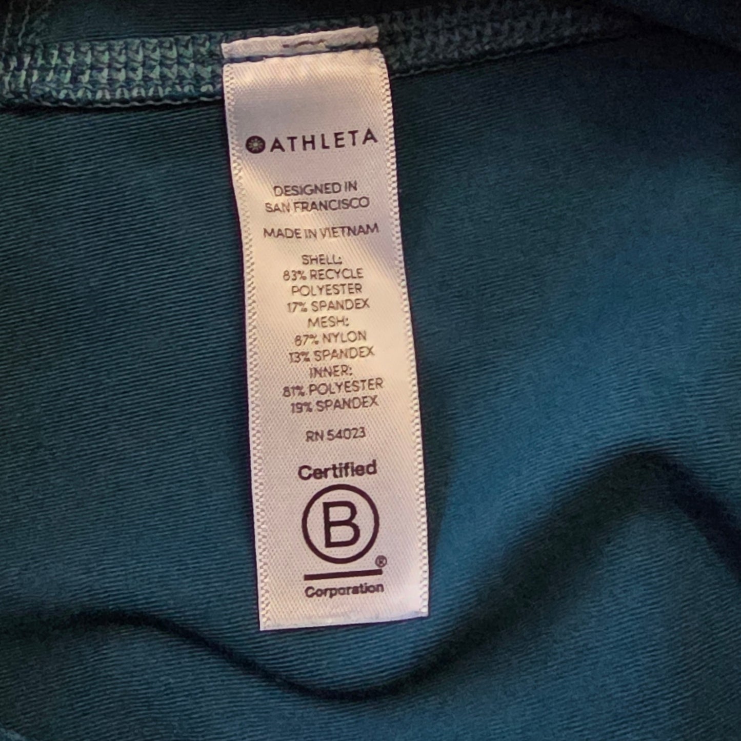 Athleta Women’s Excursion Athletic Mini Skirt Skort M Teal Blue Tennis Pockets