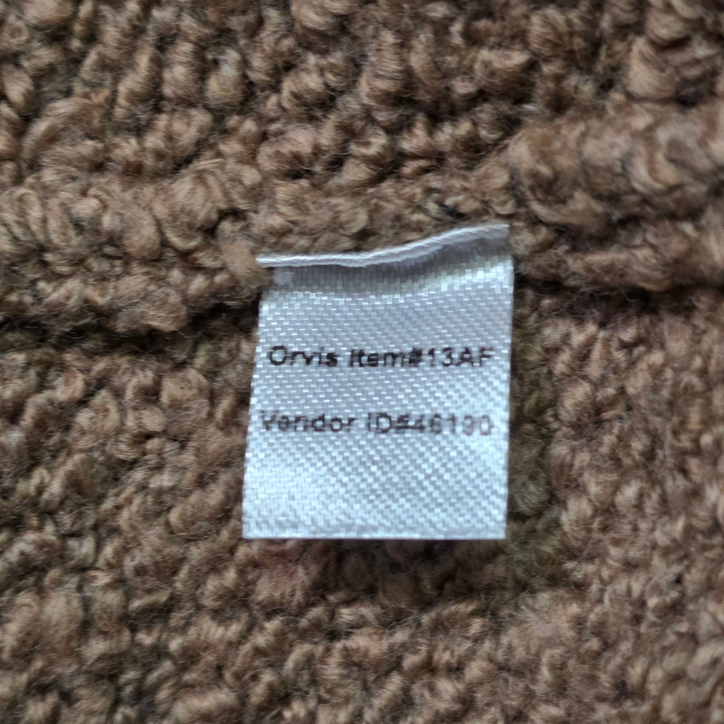 Orvis Women’s Sweater M Brown Knit V Neck Henley Pullover Casual