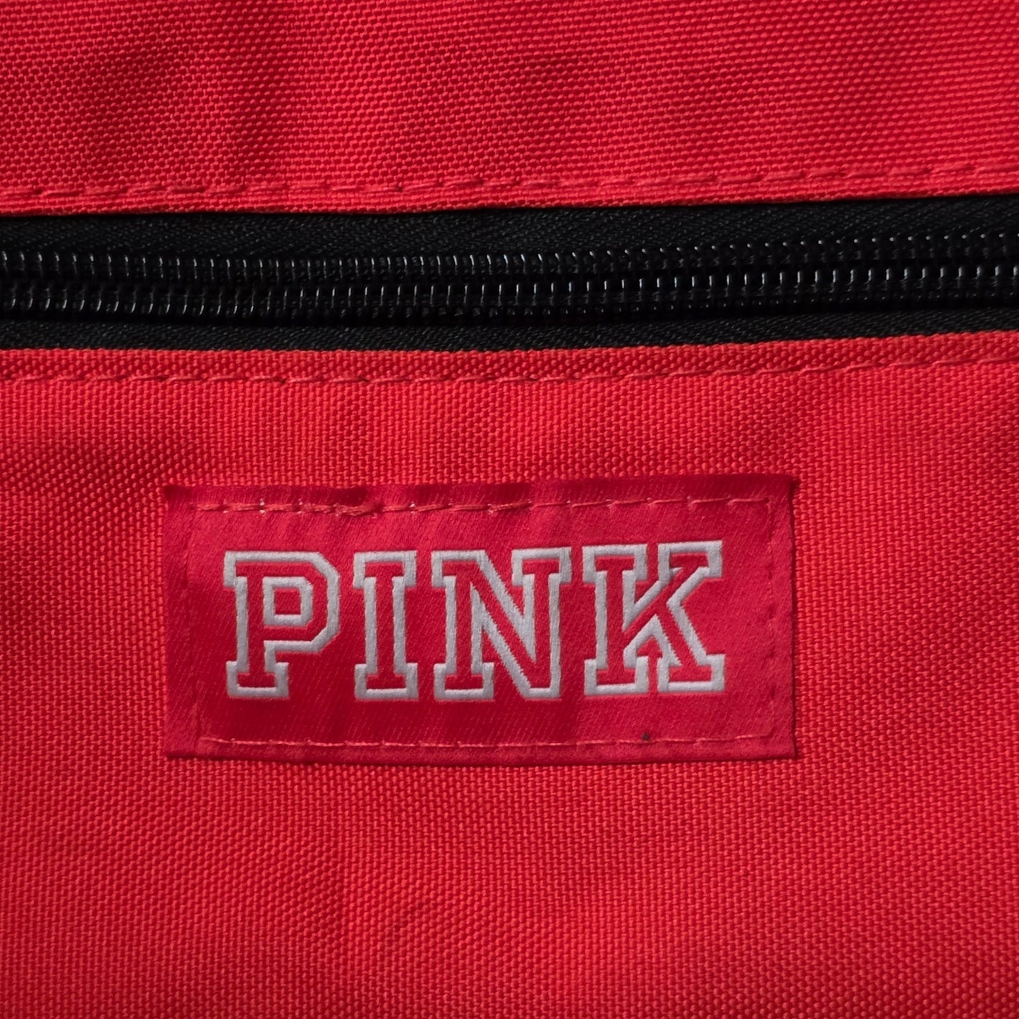 Victoria’s Secret Pink Duffle Bag Women Red Yoga Gym Fitness