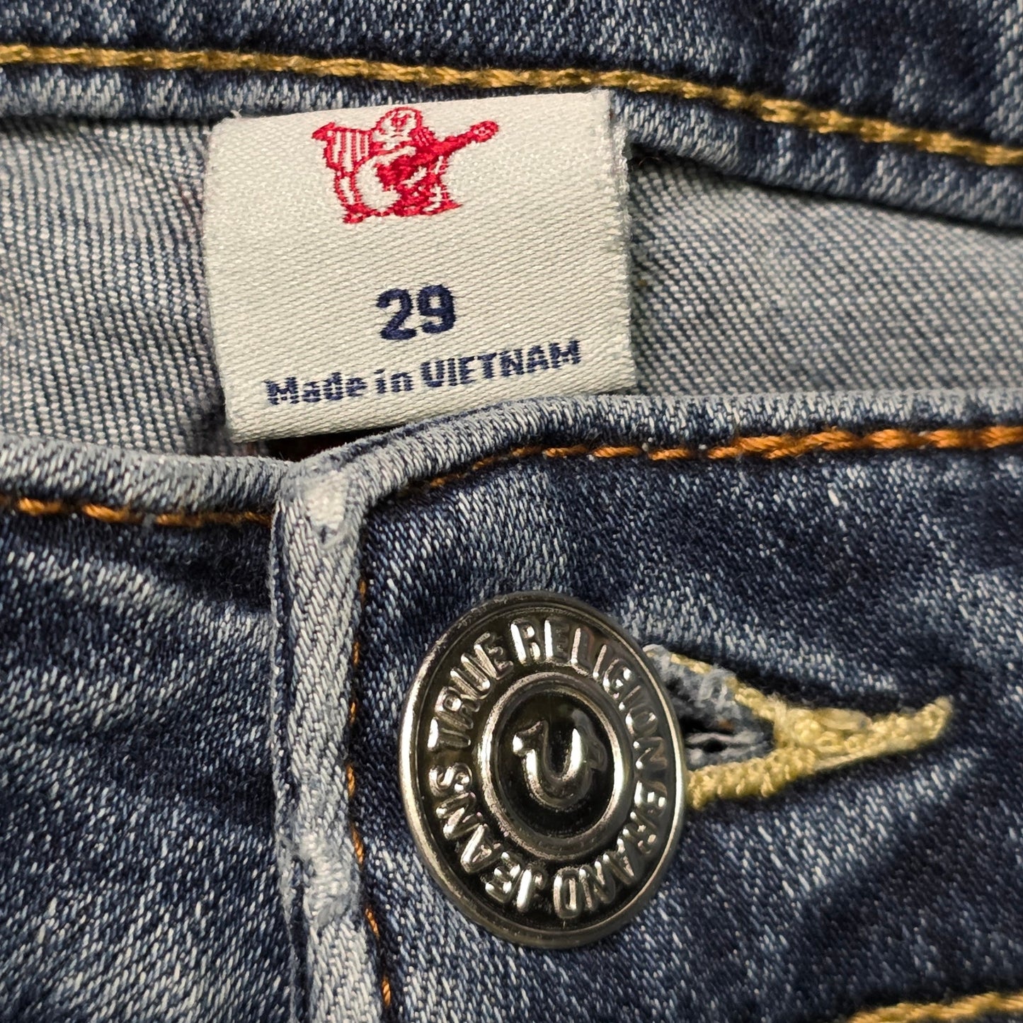 True Religion Halle High Rise Super Skinny Jeans Women’s 29 Dark Wash Denim