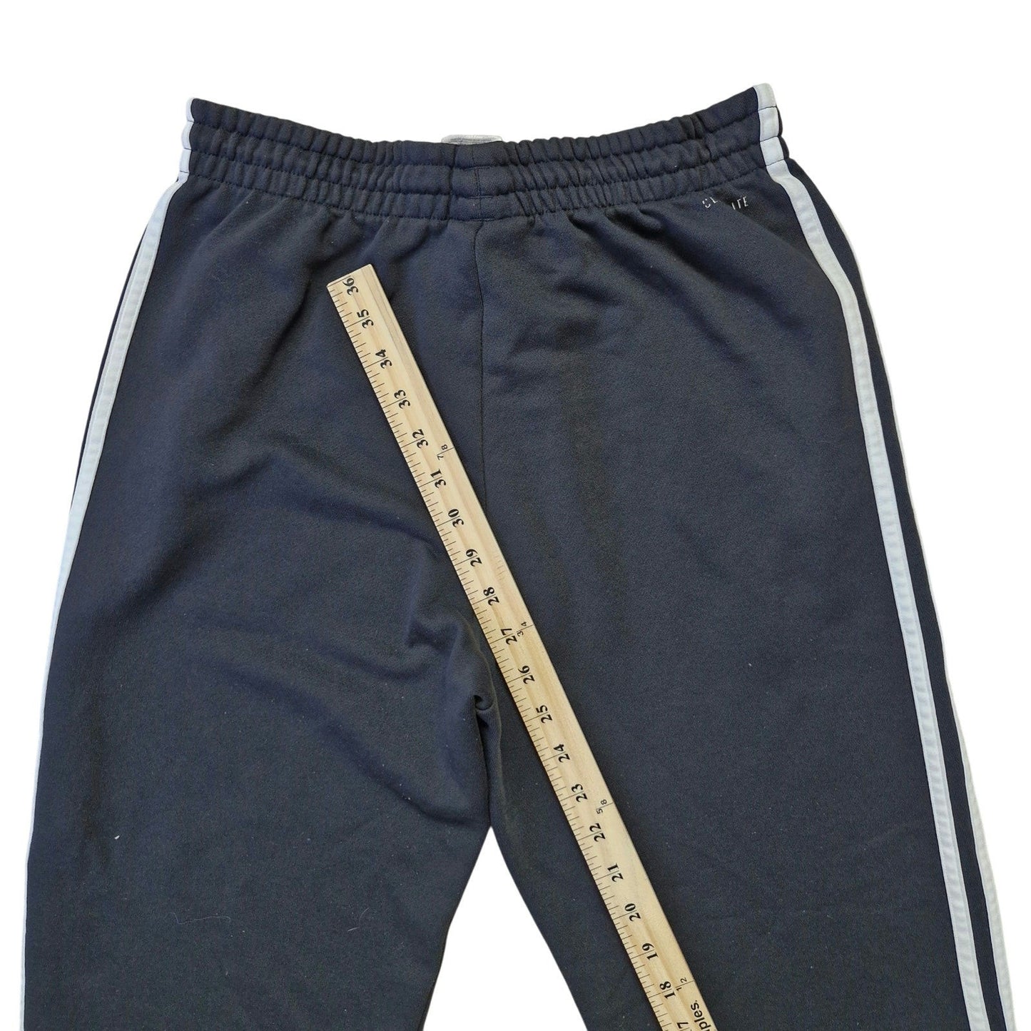Adidas 3‑Stripe Joggers Women’s Size Medium Black Sweatpants w/ Zip Pockets