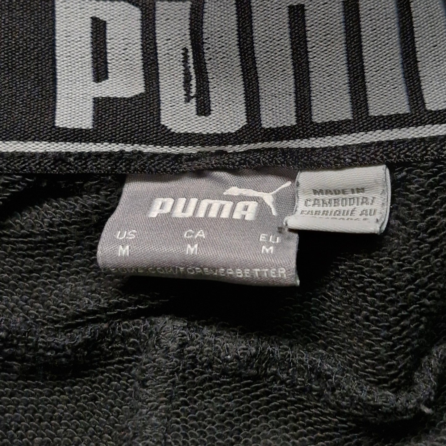 Puma Women's Essential Fleece Sweatpants Black Size Medium
