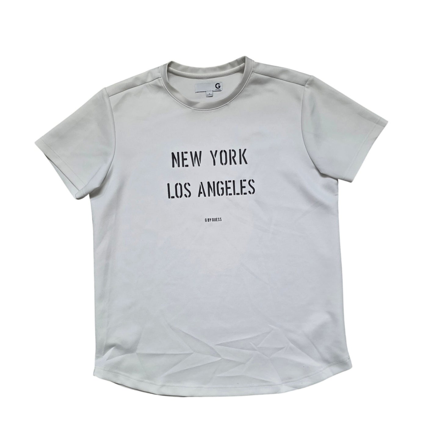 G by Guess New York Los Angeles T-Shirt Men’s M White Graphic Casual Tee