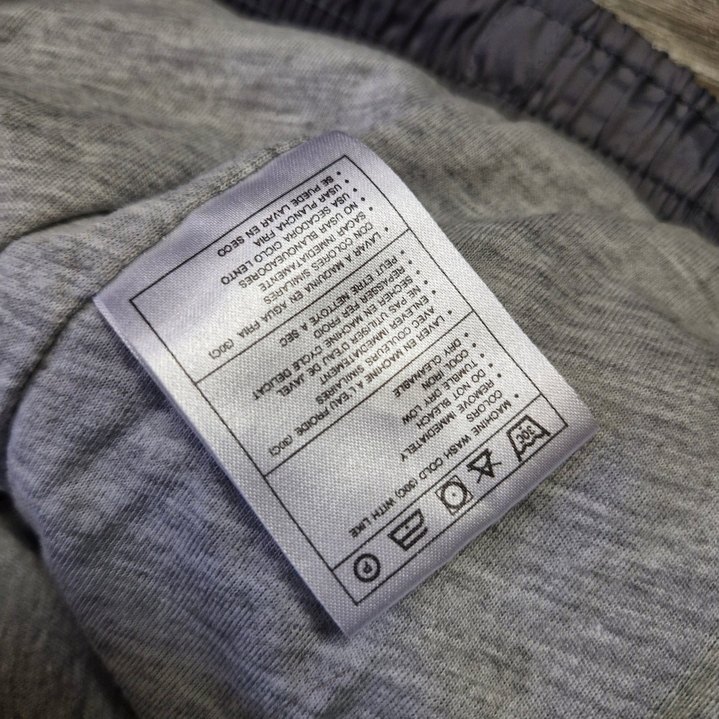 Nike Windbreaker Track Pants XL Gray 90s Lined Ankle Zip Parachute Streetwear