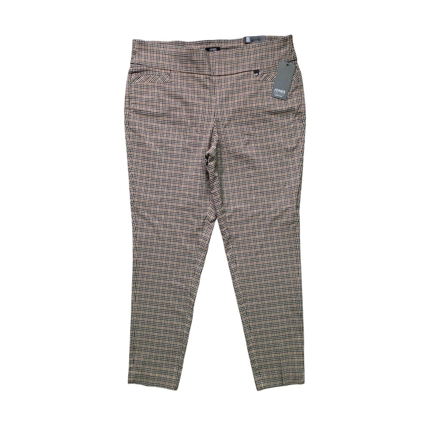 Jones New York Slim Ankle Pants Women’s XL Tan Combo NWT