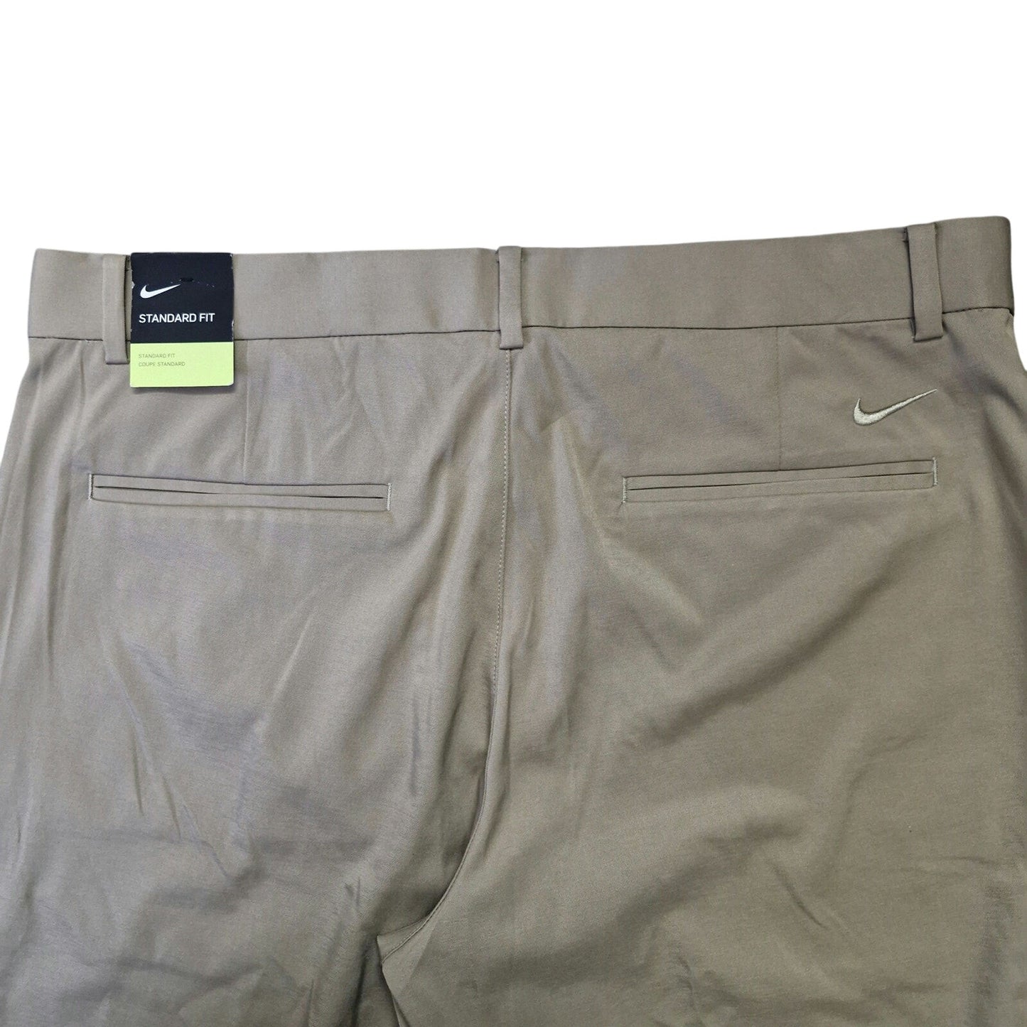 Nike Dri-Fit Golf Pants Men’s 34x34 Beige Khaki Stretch Performance Trousers