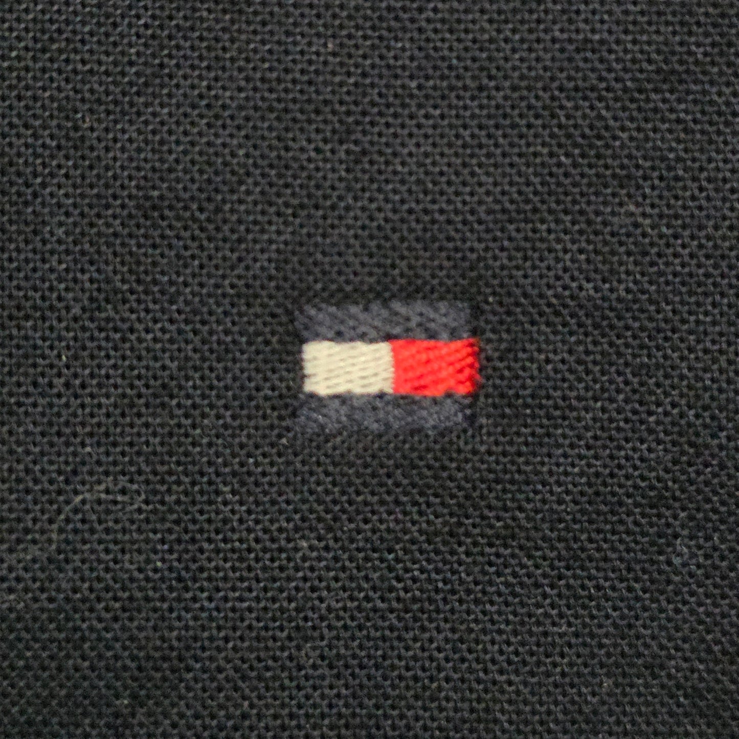 Tommy Hilfiger Core Flex Poplin Shirt Men’s Medium Black Stretch Button‑Down