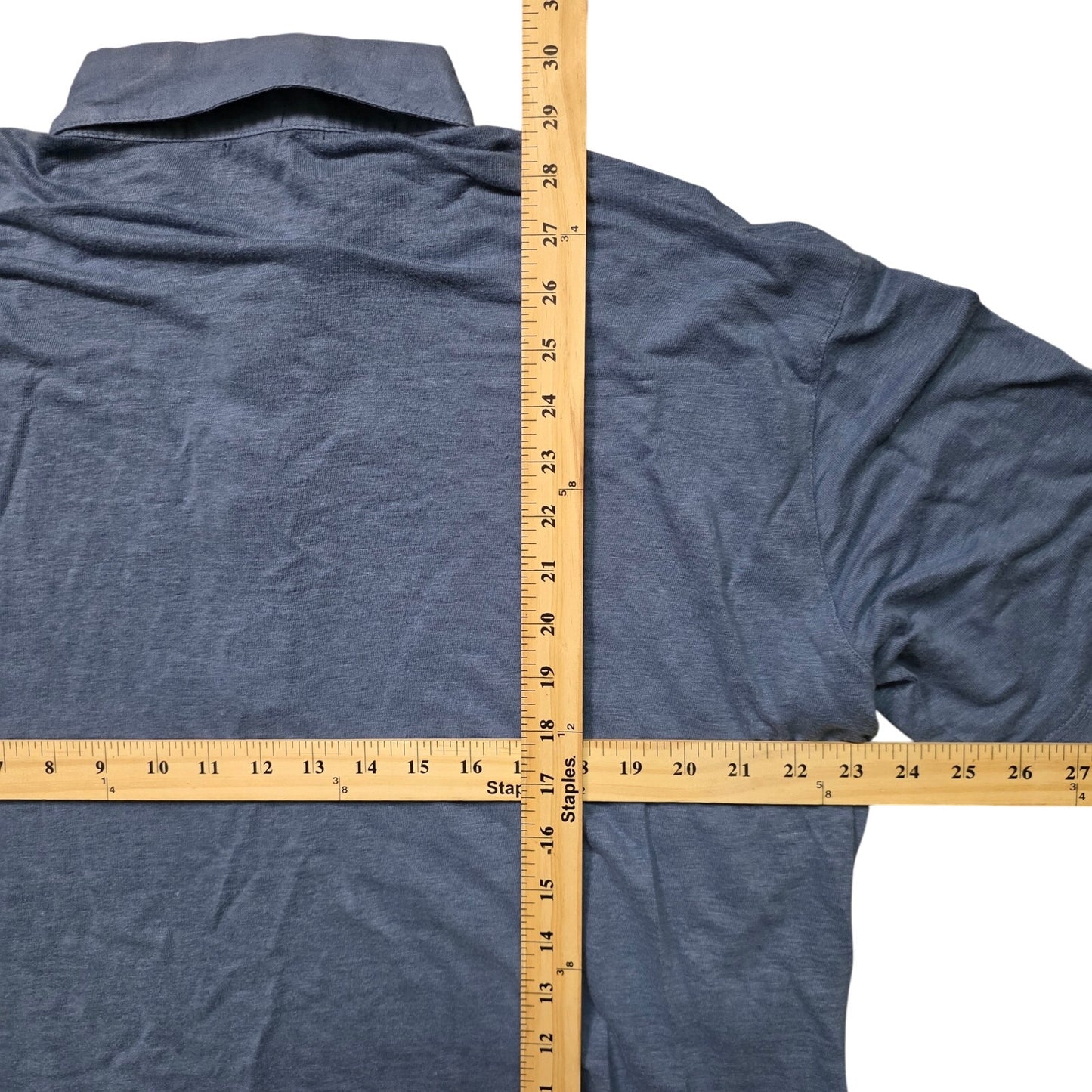 Peter Millar Crown Crafted Polo Shirt Men’s L Blue Short Sleeve Casual