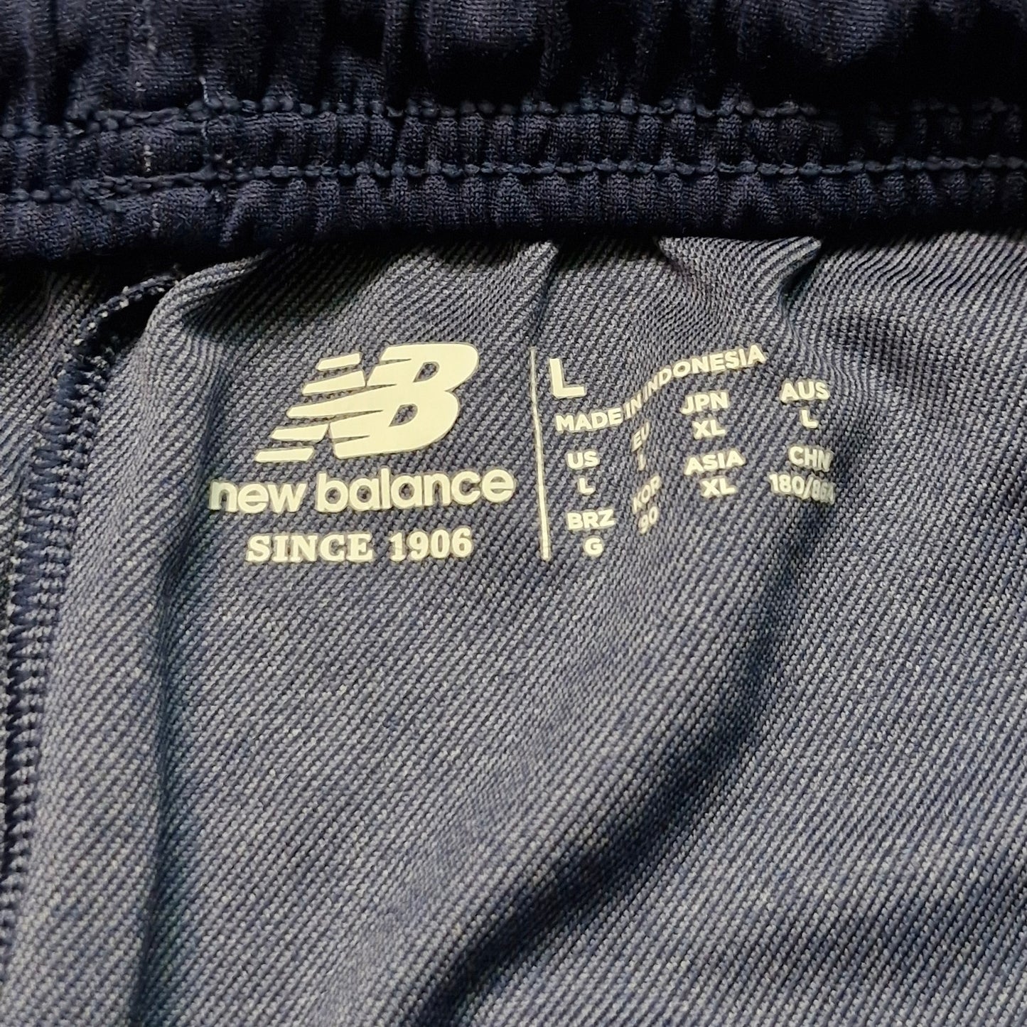 New Balance Core Knit Joggers Men’s Size Large Navy Blue MP83958