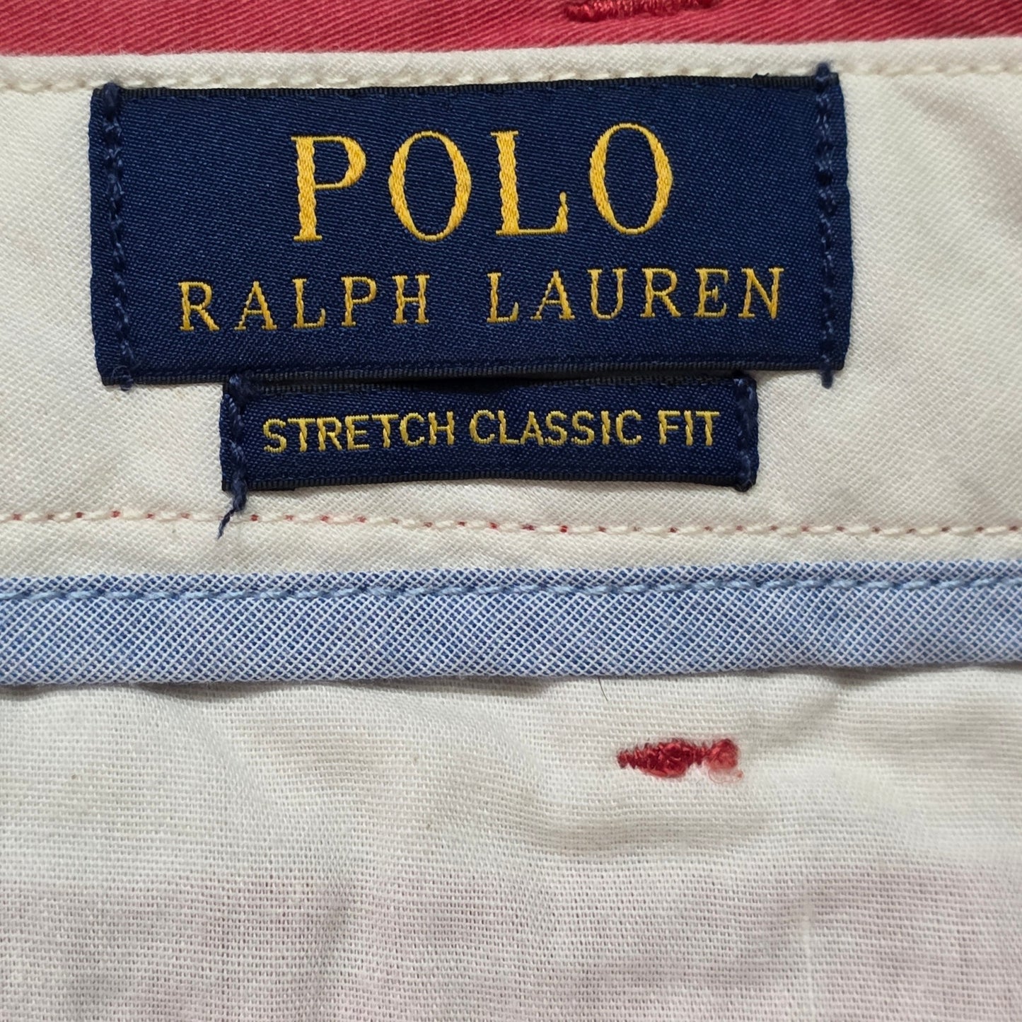 Polo Ralph Lauren Chino Shorts Men’s 42 Red Classic Fit Cotton