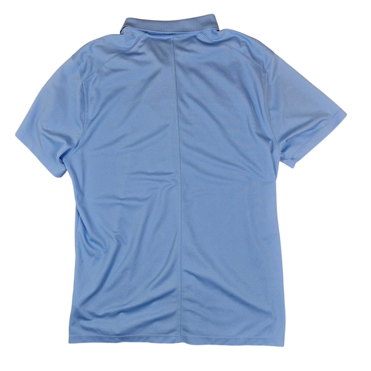 Nike Dri-Fit Standard Fit Golf Polo Shirt Men’s Large Blue Performance Swoosh