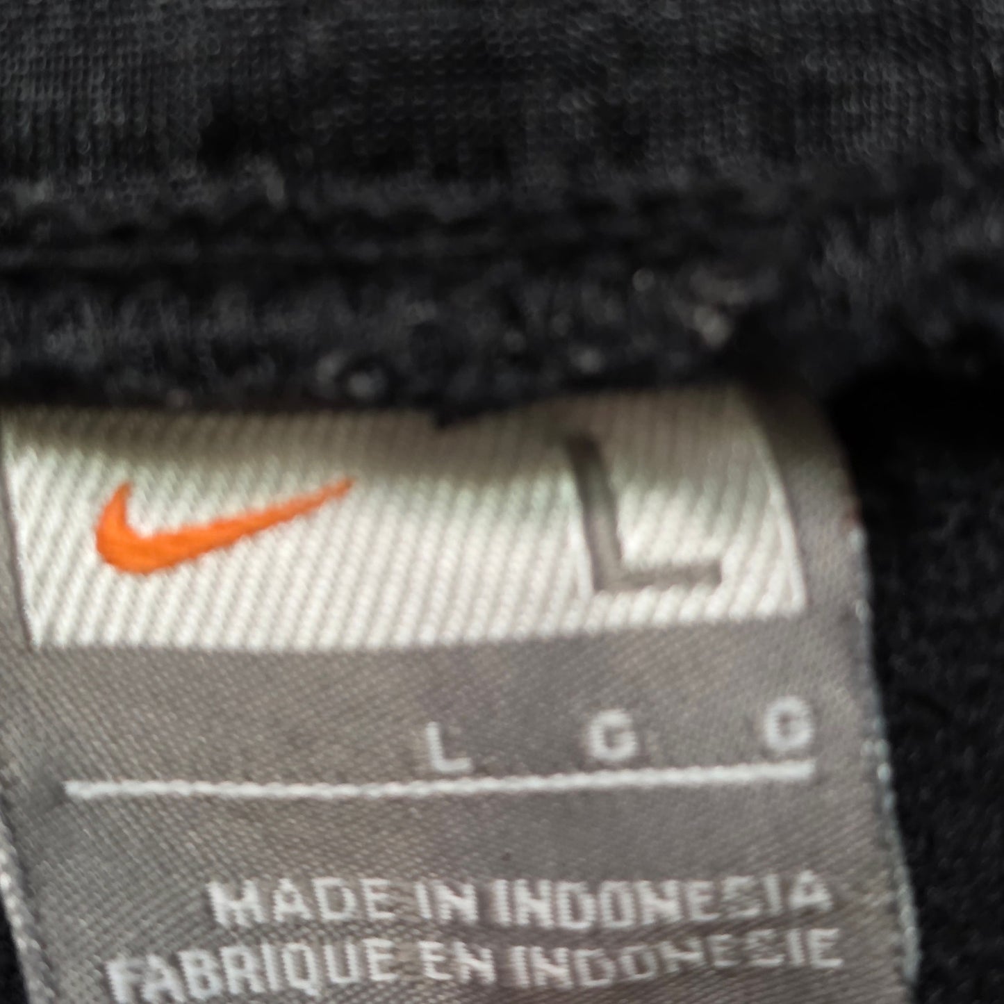 Nike Hoops Basketball Shorts Men’s L Black Silver Lined Baggie