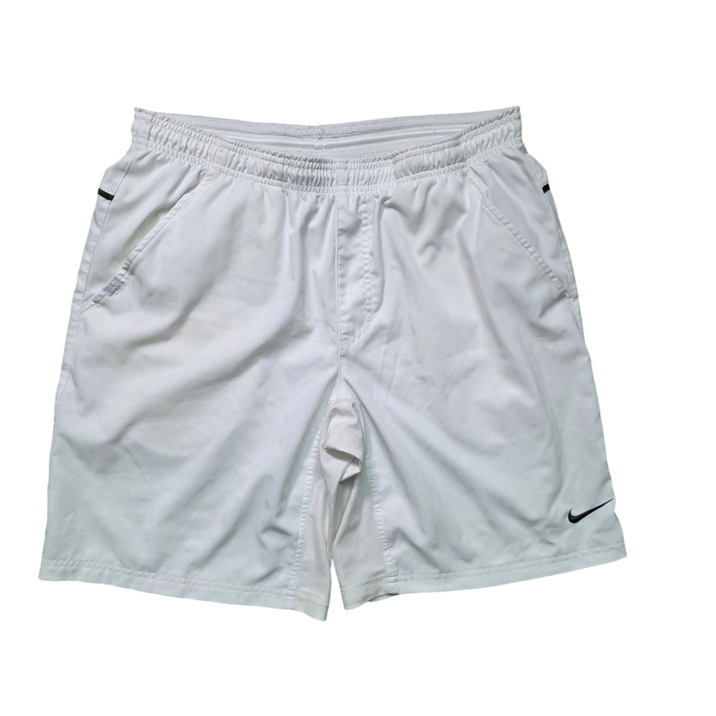 NikeCourt Dri-FIT Advantage Shorts Men’s S White Black Tennis Training