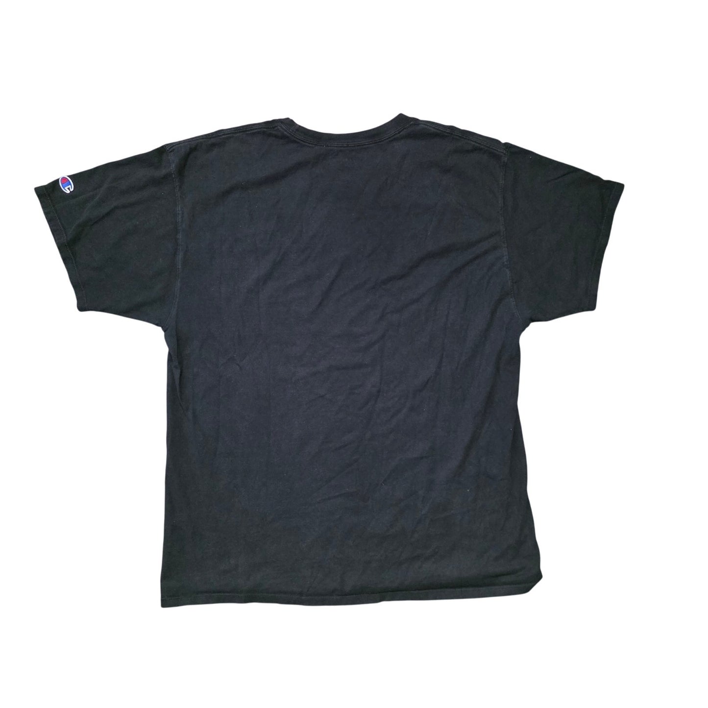 Champion Basic Authentic T-Shirt Men’s Large Black Crew Neck Athletic